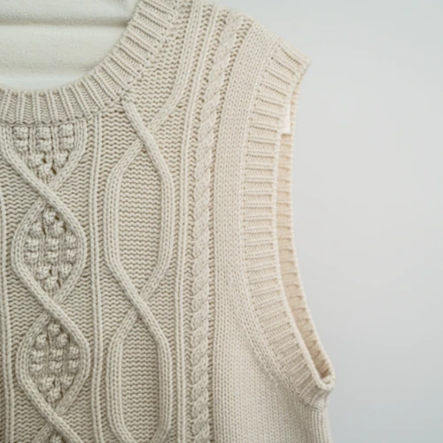 Cream V Neck Sweater Vest Cream V Neck Sweater Vest