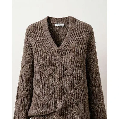 Balloon Sleeve Cable Knit Sweater Fall suppliers