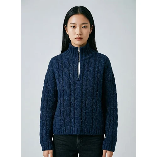 Half Zip Cable Knit Sweater Half Zip Cable Knit Sweater