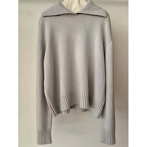 Merino Wool V Neck Sweater high quality