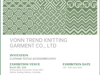 Vonn Trend 针织服装将在悉尼服装纺织配件博览会上展示最新系列