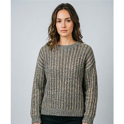 女式保暖粗针织开衫