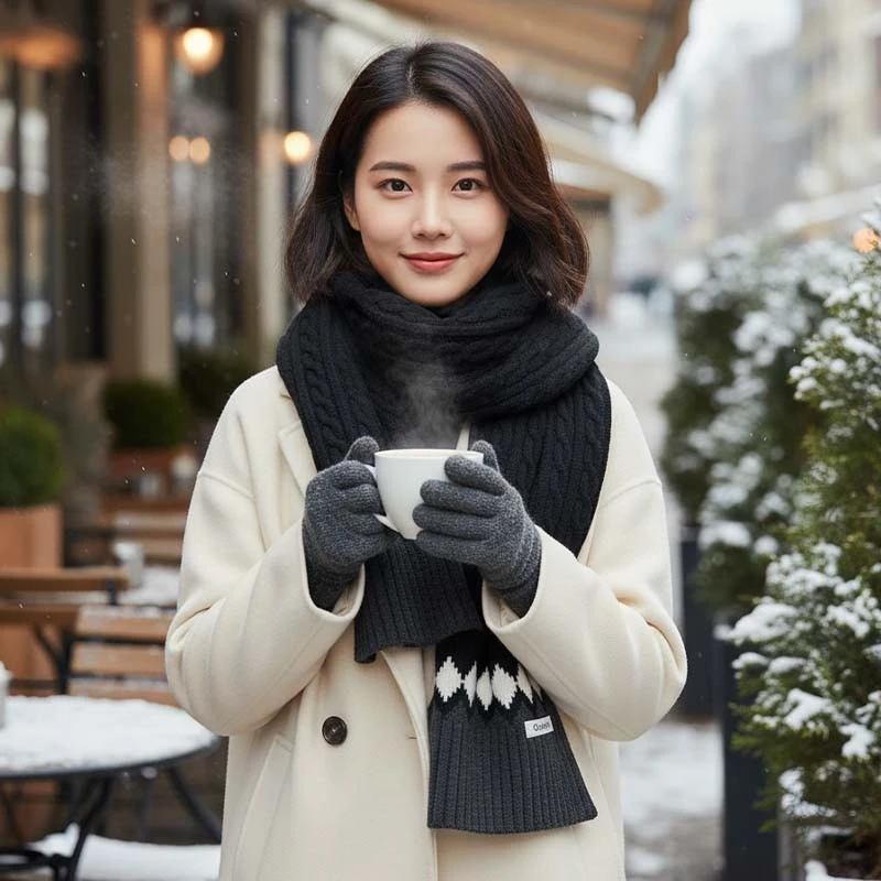 Soft Wool Scarf high quality