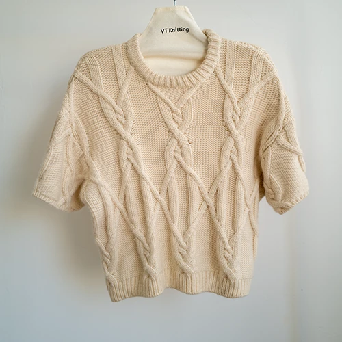Square Neck Ribbed Sweater